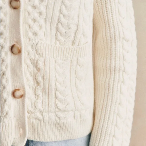 SOLD Sézane Tiphaine Knit Cardigan - Picture 3 of 6